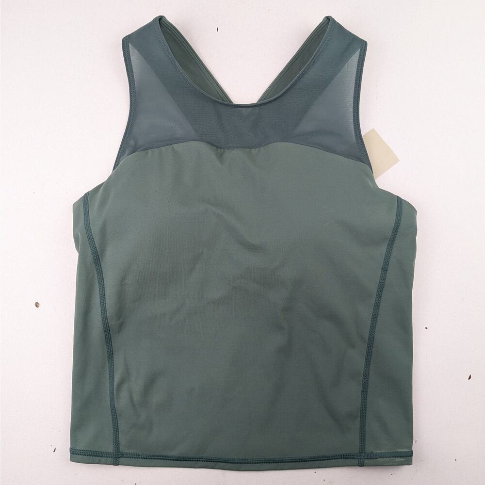 Sweaty Betty Power Illusion  Workout Bra Tank - Sage